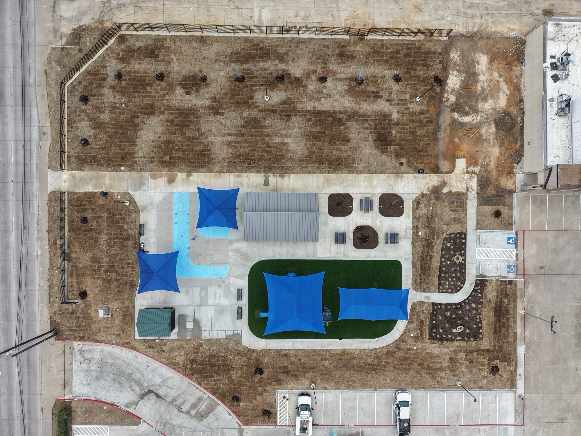 Forest Audelia Park aerial view 1