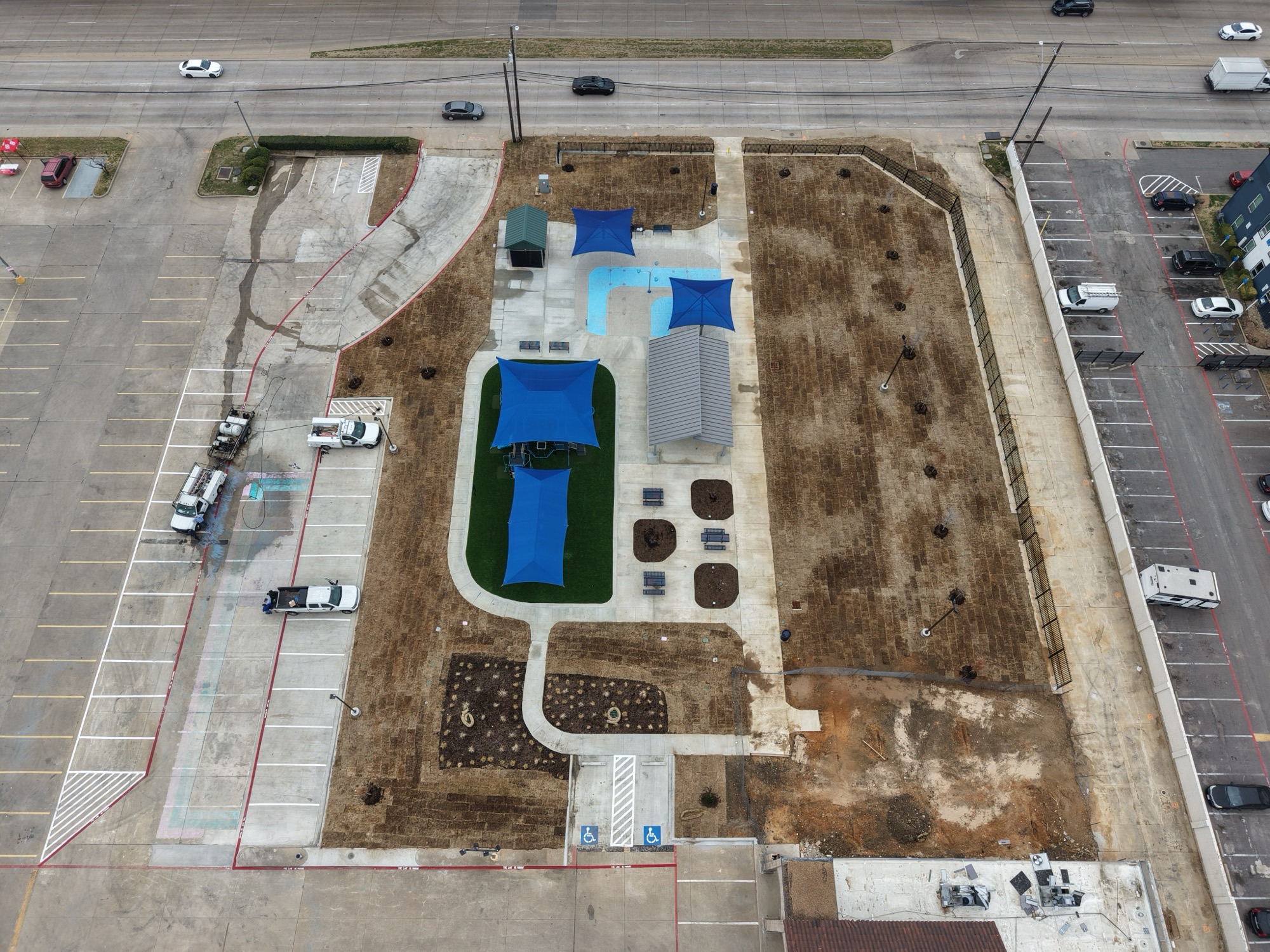 Forest Audelia Park aerial view 2